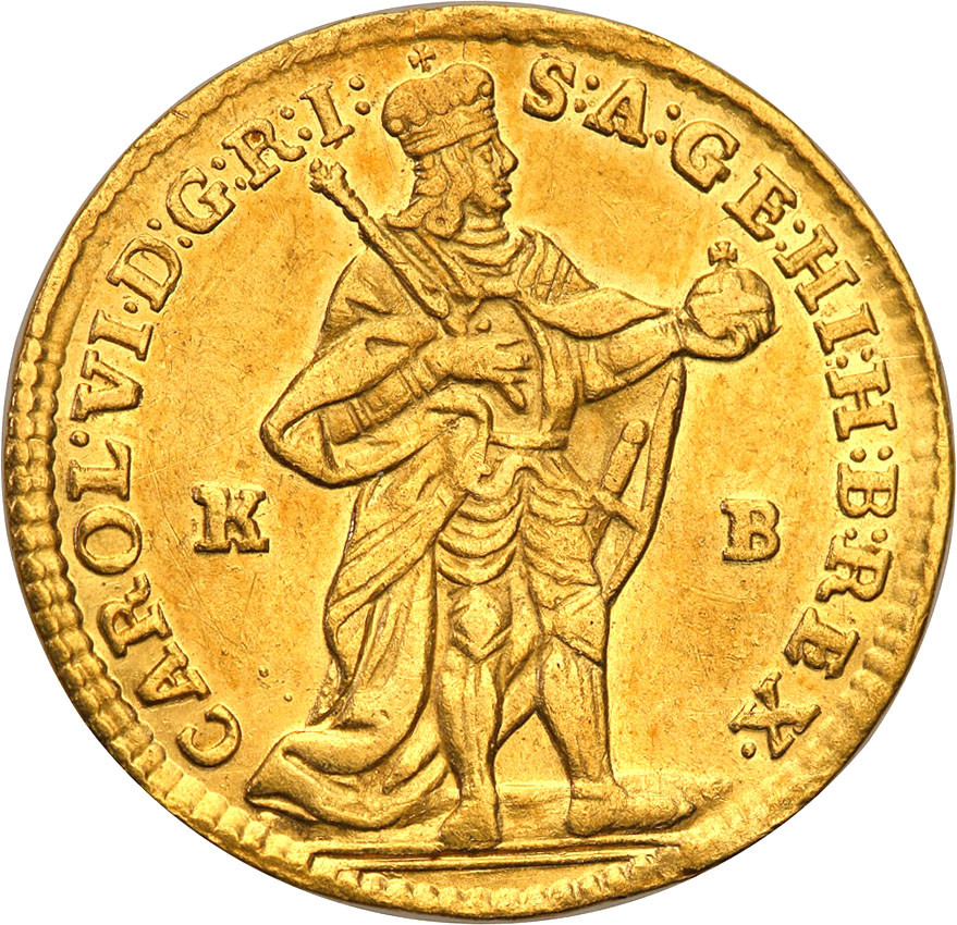 Węgry. Karol VI. Dukat 1738, Kremnica